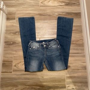True Religion Low Rise Bootcut Jeans